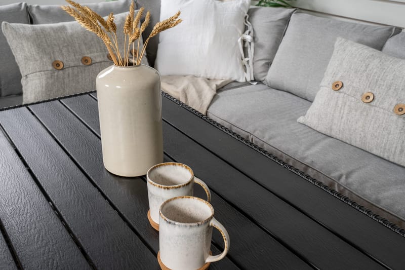 Bentwood Loungegruppe 5-seter - Svart/Grå - Hage - Utemiljø - Veranda & terrasse - Verandamøbler