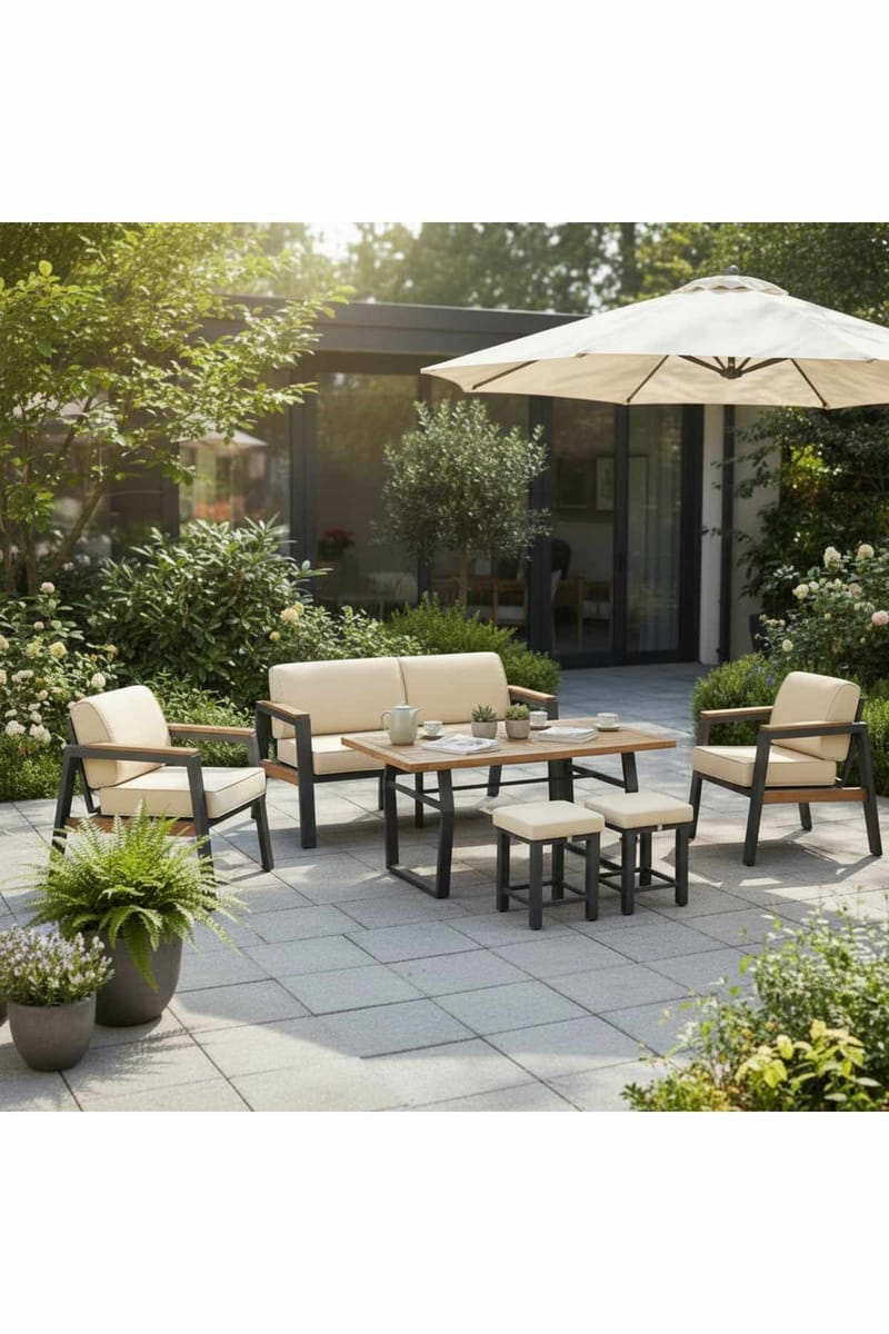 Garden Lounge Set Atelier Del Sofa - Hage - Utemiljø - Veranda & terrasse - Verandamøbler