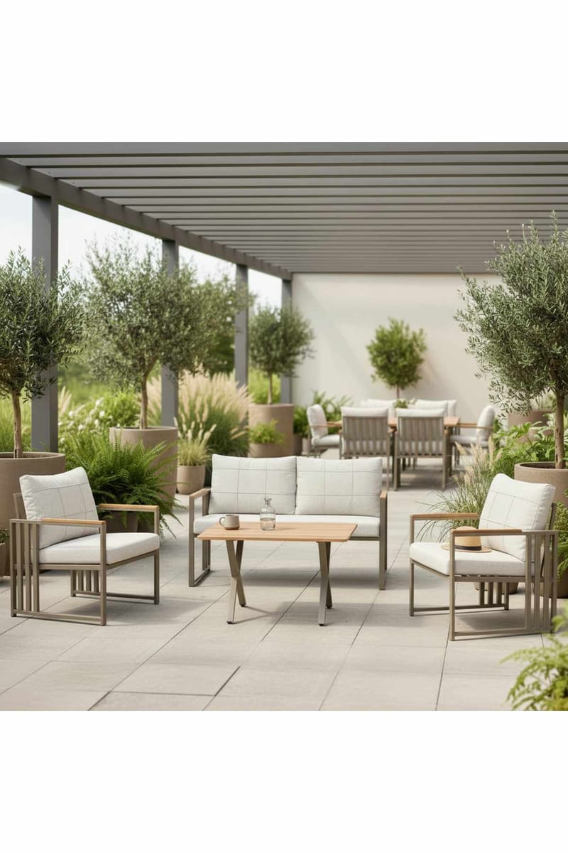 Garden Lounge Set Atelier Del Sofa - Hage - Utemiljø - Veranda & terrasse - Verandamøbler