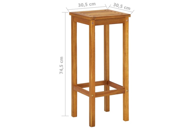 Hagemøbler 3 deler heltre akasie - Hage - Utemiljø - Veranda & terrasse - Verandamøbler