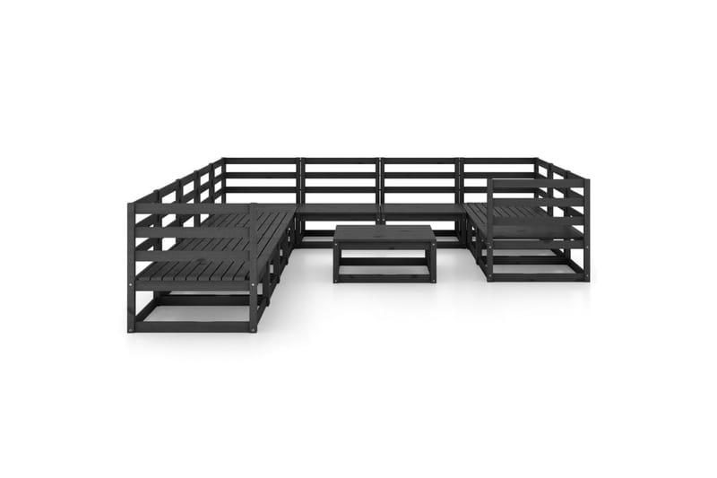 Hagesofagruppe 11 deler heltre furu - Svart - Hage - Utemiljø - Veranda & terrasse - Verandamøbler