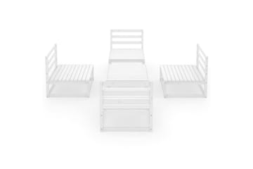 Hagesofagruppe 5 deler hvit heltre furu - Hvit - Hage - Utemiljø - Veranda & terrasse - Verandamøbler