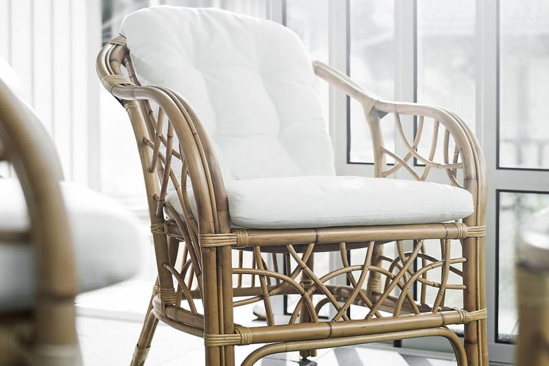 Hillerstorp Fårö sofagruppe utendørs 4-seters - Svarthvit - Hage - Utemiljø - Veranda & terrasse - Verandamøbler