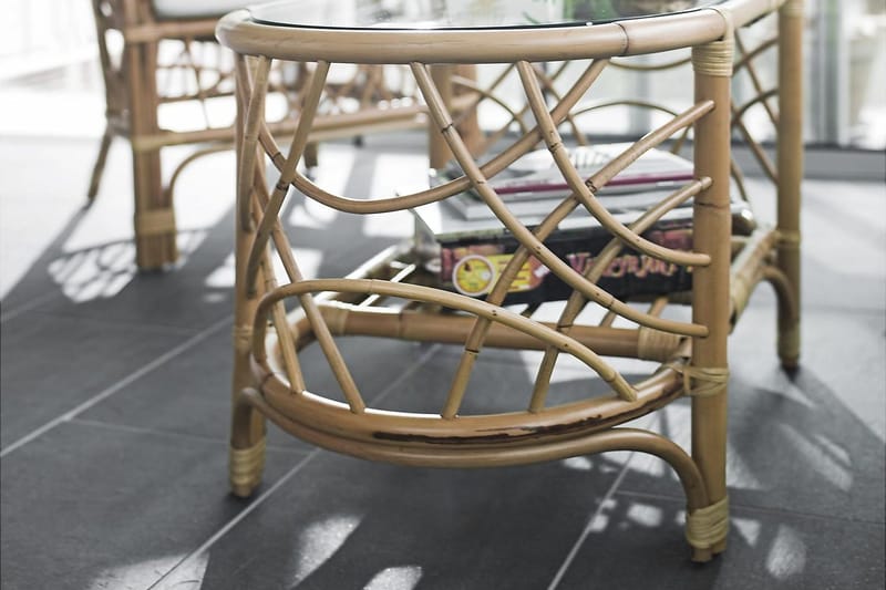 Hillerstorp Fårö sofagruppe utendørs 4-seters - Svarthvit - Hage - Utemiljø - Veranda & terrasse - Verandamøbler