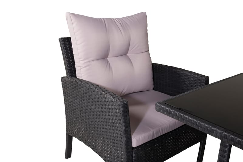 Knock Loungegruppe Svart - Venture Home - Verandamøbler - Sofagruppe utendørs - Loungesett
