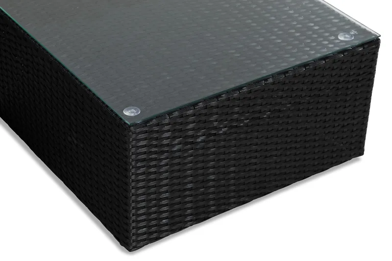 Mendoza Sofagruppe - Svart/Mørkegrå - Hage - Utemiljø - Veranda & terrasse - Verandamøbler