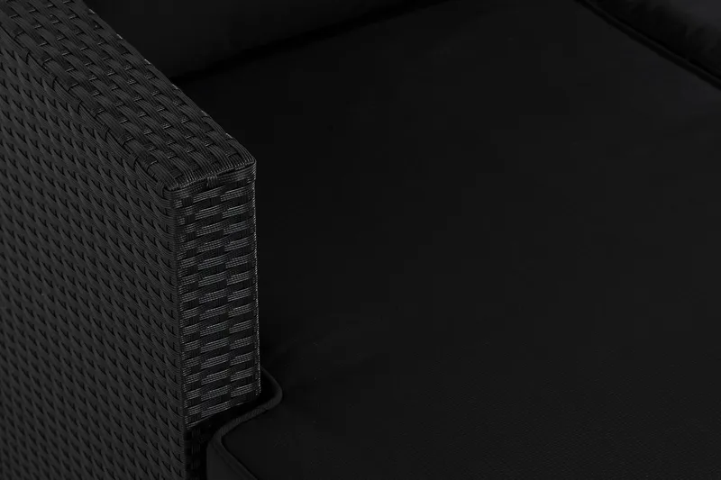 Mendoza Sofagruppe - Svart/Mørkegrå - Hage - Utemiljø - Veranda & terrasse - Verandamøbler