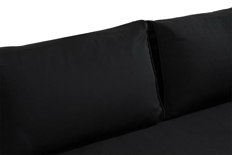 Mendoza Sofagruppe - Svart/Mørkegrå - Hage - Utemiljø - Veranda & terrasse - Verandamøbler