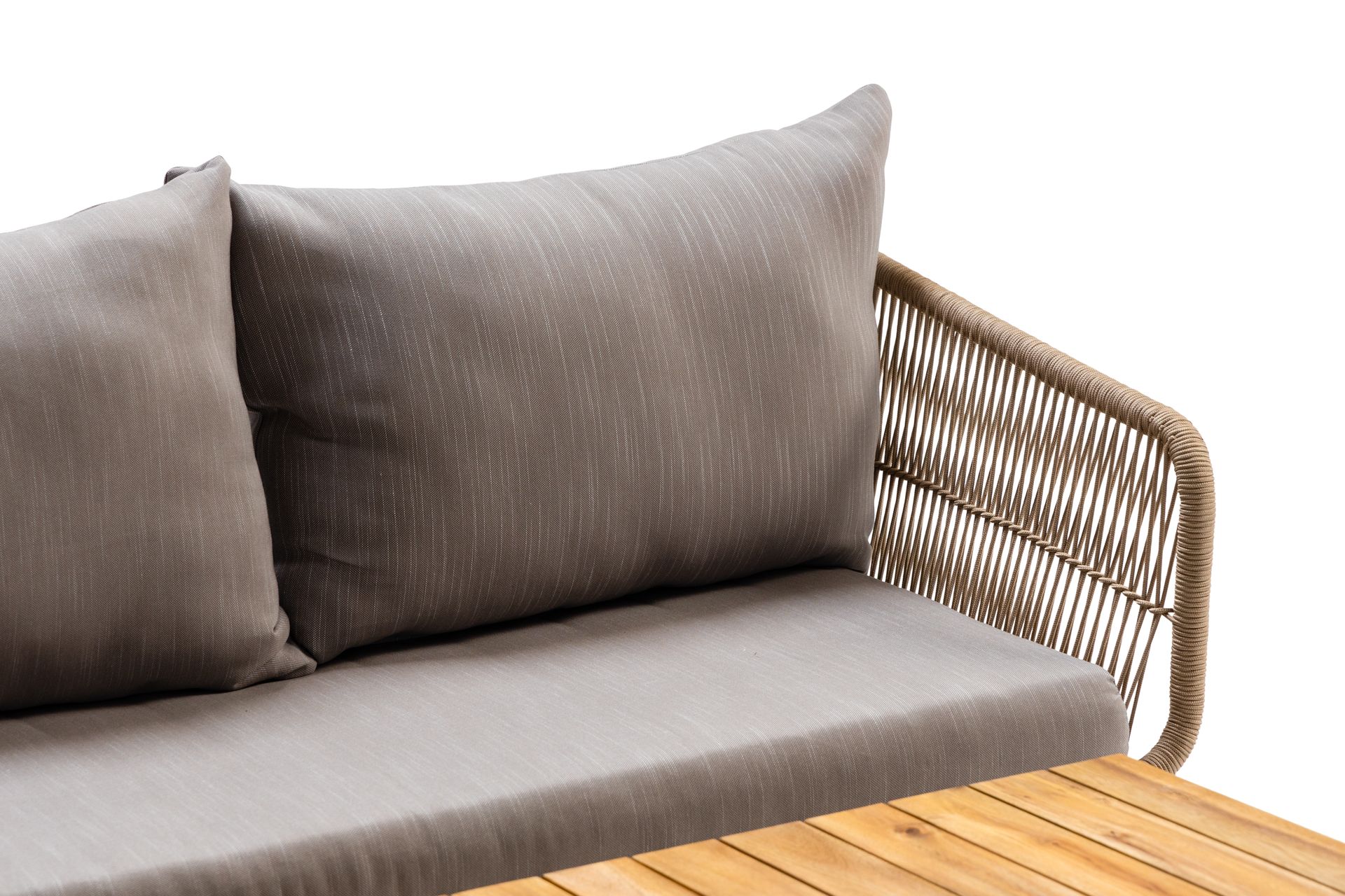 Morocco Loungegruppe - Akasie/Brun/Beige - Hage - Utemiljø - Veranda & terrasse - Verandamøbler