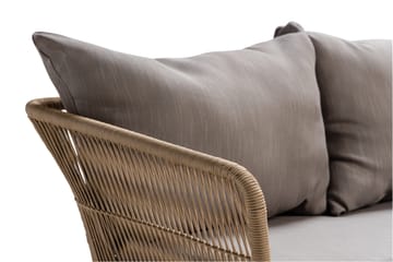 Morocco Loungegruppe - Akasie/Brun/Beige - Hage - Utemiljø - Veranda & terrasse - Verandamøbler