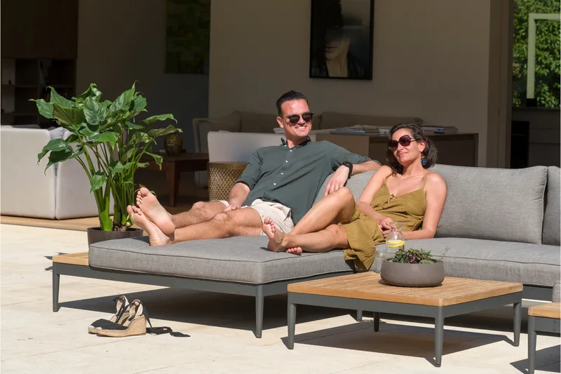 Panjin Loungegruppe 4-seter Svart - Lifestyle Garden - Hage - Utemiljø - Veranda & terrasse - Verandamøbler