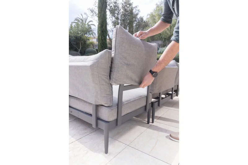 Panjin Loungegruppe 4-seter Svart - Lifestyle Garden - Hage - Utemiljø - Veranda & terrasse - Verandamøbler