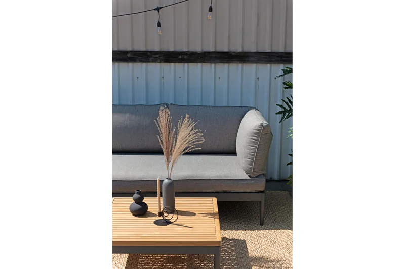 Panjin Loungegruppe 4-seter Svart - Lifestyle Garden - Hage - Utemiljø - Veranda & terrasse - Verandamøbler