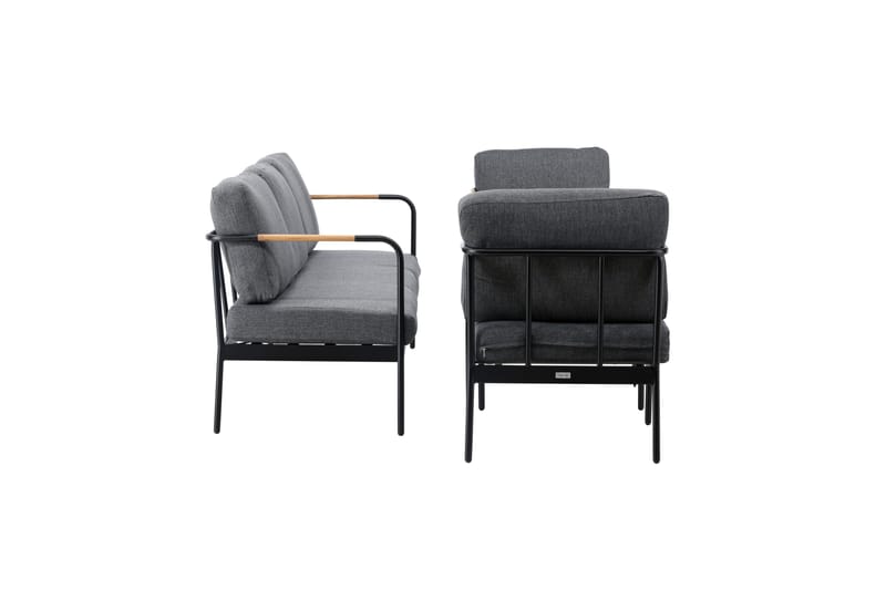 Pehnna Sofa Gruppe 5-seter - Svart - Hage - Utemiljø - Veranda & terrasse - Verandamøbler