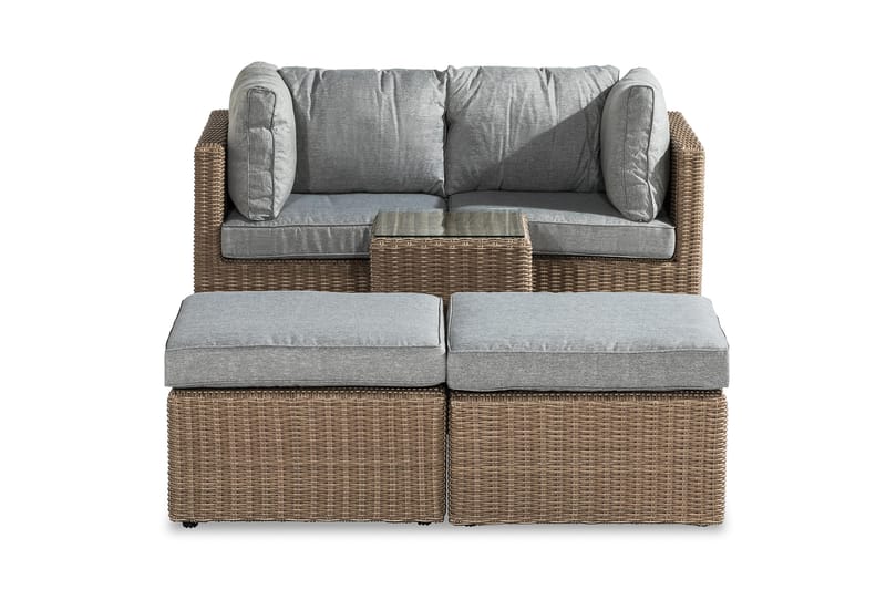 Zambia Sofagruppe - Beige/Grå - Hage - Utemiljø - Veranda & terrasse - Verandamøbler