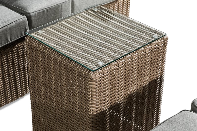 Zambia Sofagruppe - Beige/Grå - Hage - Utemiljø - Veranda & terrasse - Verandamøbler