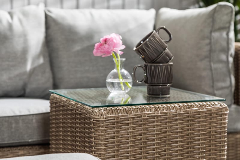 Zambia Sofagruppe - Beige/Grå - Hage - Utemiljø - Veranda & terrasse - Verandamøbler