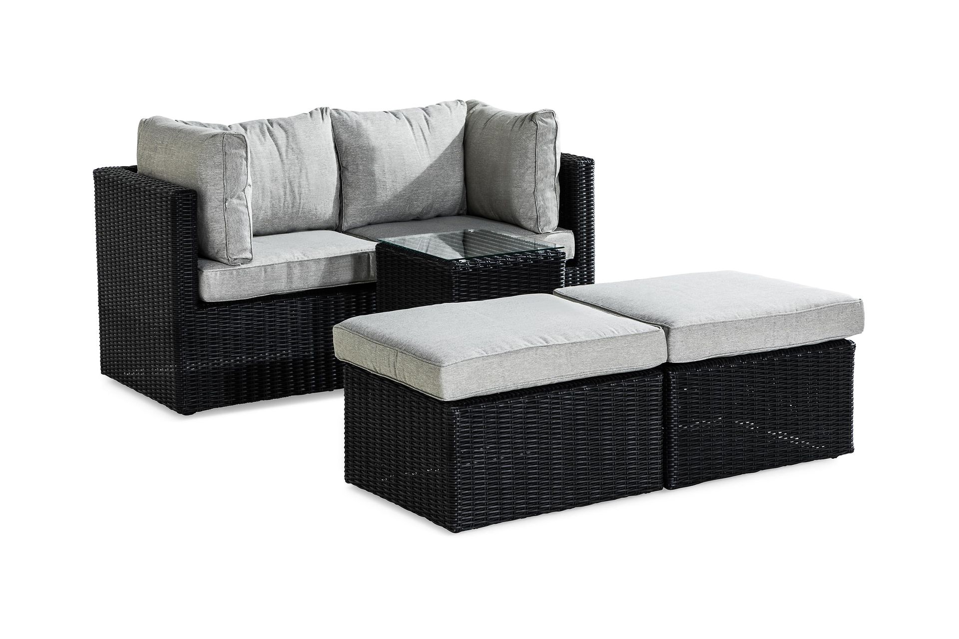 Zambia Sofagruppe - Beige/Grå - Hage - Utemiljø - Veranda & terrasse - Verandamøbler