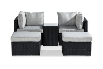 Zambia Sofagruppe - Beige/Grå - Hage - Utemiljø - Veranda & terrasse - Verandamøbler