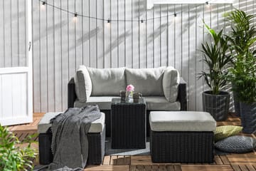 Zambia Sofagruppe - Beige/Grå - Hage - Utemiljø - Veranda & terrasse - Verandamøbler