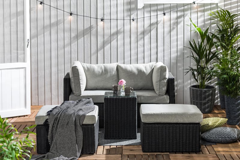 Zambia Sofagruppe - Beige/Grå - Hage - Utemiljø - Veranda & terrasse - Verandamøbler