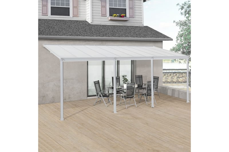 Altantak 5.6X3.0M | Ekstra Høyt - Grå - Hage - Utemiljø - Veranda & terrasse - Verandatak & terrassetak