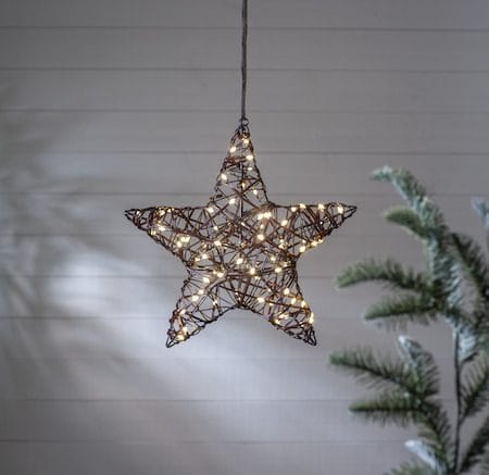 Vicke Star utendørs dekorasjonsbelysning 40 cm - brun - Hage - Utemiljø - Veranda & terrasse - Verandabelysning