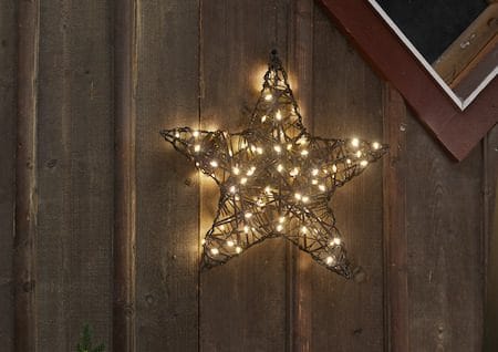 Vicke Star utendørs dekorasjonsbelysning 40 cm - brun - Hage - Utemiljø - Veranda & terrasse - Verandabelysning