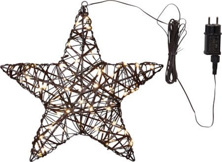 Vicke Star utendørs dekorasjonsbelysning 40 cm - brun - Hage - Utemiljø - Veranda & terrasse - Verandabelysning
