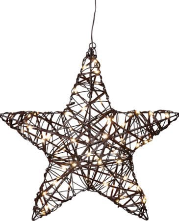 Vicke Star utendørs dekorasjonsbelysning 40 cm - brun - Hage - Utemiljø - Veranda & terrasse - Verandabelysning