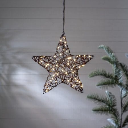 Vicke Star utendørs dekorasjonsbelysning 40 cm - brun - Hage - Utemiljø - Veranda & terrasse - Verandabelysning
