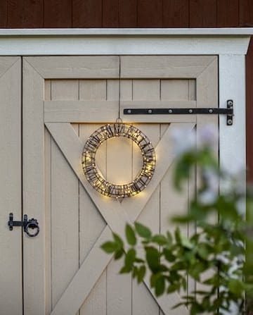 Vicke Wreath utendørs dekorasjonsbelysning 40 cm - brun - Hage - Utemiljø - Veranda & terrasse - Verandabelysning