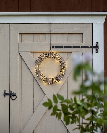 Vicke Wreath utendørs dekorasjonsbelysning 40 cm - brun - Hage - Utemiljø - Veranda & terrasse - Verandabelysning
