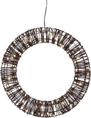 Vicke Wreath utendørs dekorasjonsbelysning 40 cm - brun - Hage - Utemiljø - Veranda & terrasse - Verandabelysning