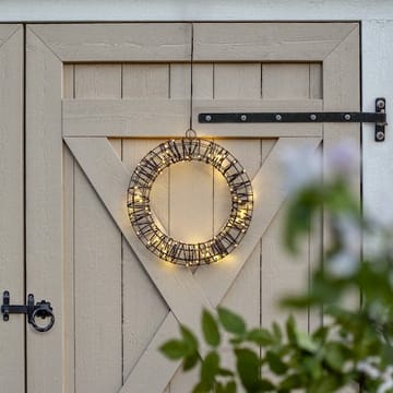 Vicke Wreath utendørs dekorasjonsbelysning 40 cm - brun - Hage - Utemiljø - Veranda & terrasse - Verandabelysning