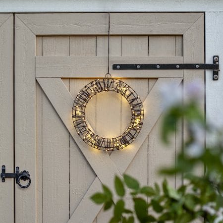 Vicke Wreath utendørs dekorasjonsbelysning 40 cm - brun - Hage - Utemiljø - Veranda & terrasse - Verandabelysning