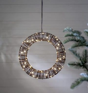 Vicke Wreath utendørs dekorasjonsbelysning 40 cm - brun - Hage - Utemiljø - Veranda & terrasse - Verandabelysning