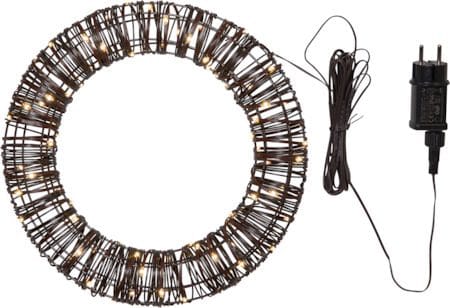 Vicke Wreath utendørs dekorasjonsbelysning 40 cm - brun - Hage - Utemiljø - Veranda & terrasse - Verandabelysning