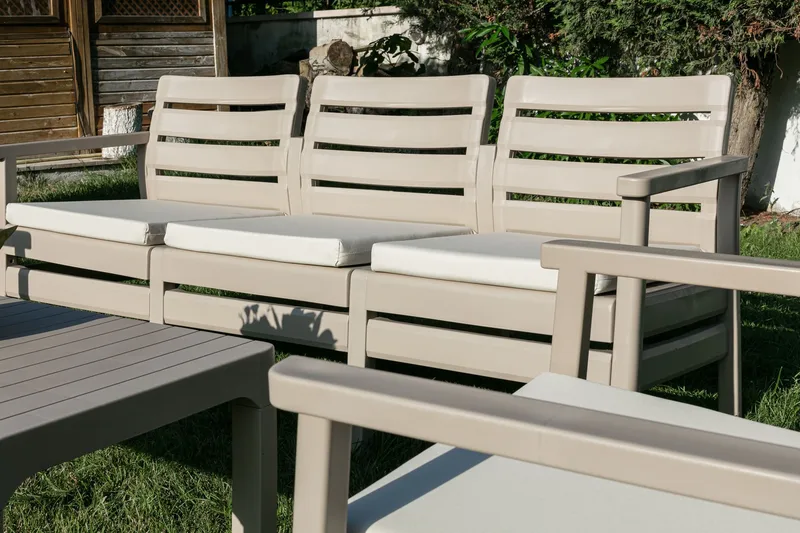 Vomira Loungegruppe utendørs - Desert Beige - Hage - Utemiljø - Veranda & terrasse - Verandamøbler