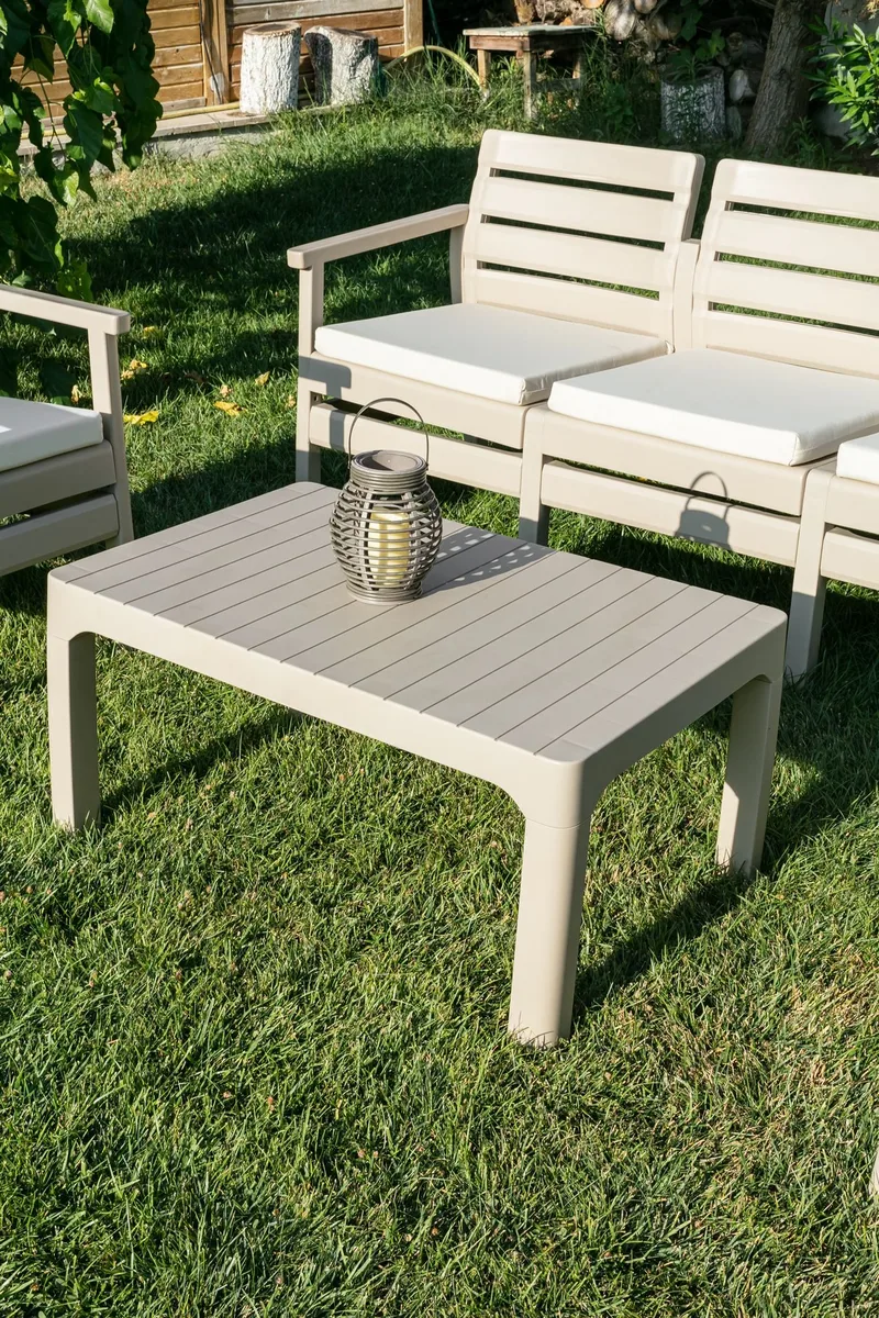 Vomira Loungegruppe utendørs - Desert Beige - Hage - Utemiljø - Veranda & terrasse - Verandamøbler