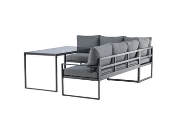 Zingaro Sofagruppe Utendørs 4-seter - Svart/Grå - Hagemøbler - Loungemøbler - Sofagruppe utendørs