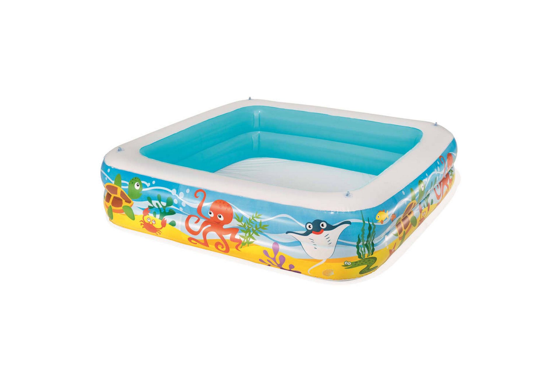 Bestway Barnebasseng med baldakin blå 140x140x114 cm - Blå - Hage - Utendørsbad - Basseng - Barnebasseng & babybasseng