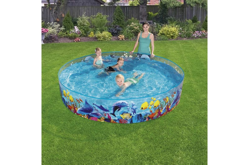 Bestway Basseng Fill 'N Fun Odyssey 244x46 cm - Flerfarget - Barnebasseng & babybasseng