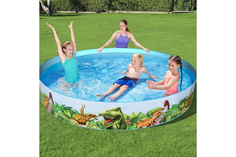 Bestway Svømmebasseng Dinosaur Fill'N Fun - Flerfarget - Hage - Utendørsbad - Basseng - Barnebasseng & babybasseng