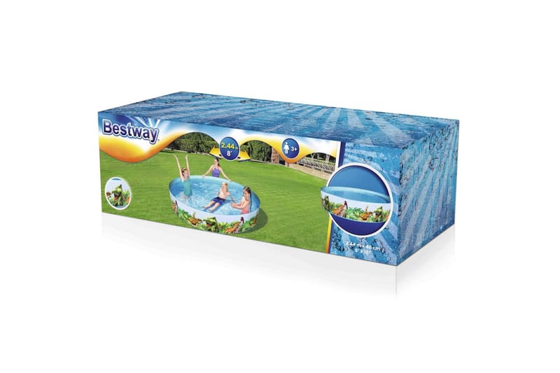 Bestway Svømmebasseng Dinosaur Fill'N Fun - Flerfarget - Hage - Utendørsbad - Basseng - Barnebasseng & babybasseng