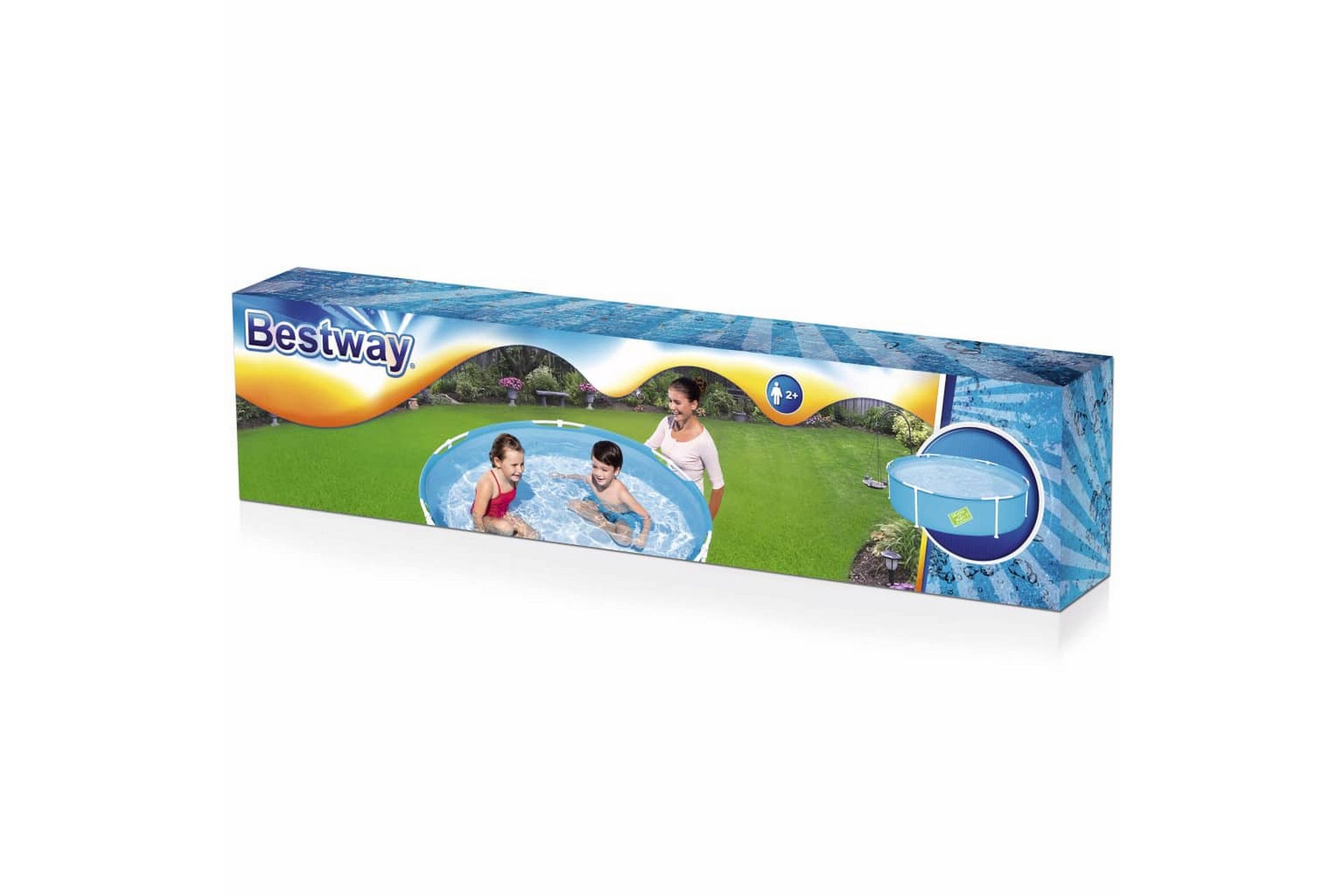 Bestway Svømmebasseng My First Frame Pool 152 cm - Blå - Hage - Utendørsbad - Basseng - Barnebasseng & babybasseng