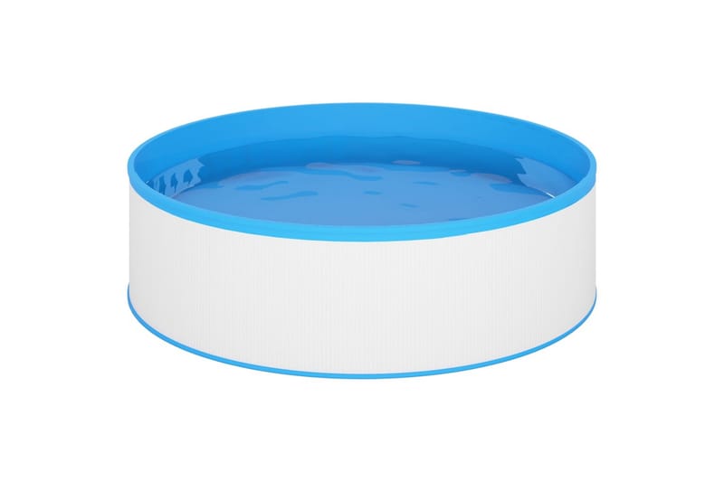 Plaskebasseng 350x90 cm hvit - Hage - Utendørsbad - Basseng - Barnebasseng & babybasseng