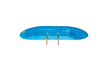 Basseng Stål Swim & Fun Nedgravd Oval 600 x 320 x 150 cm - 600 x 320 x 150 cm - Hage - Utendørsbad - Basseng - Nedgravd basseng