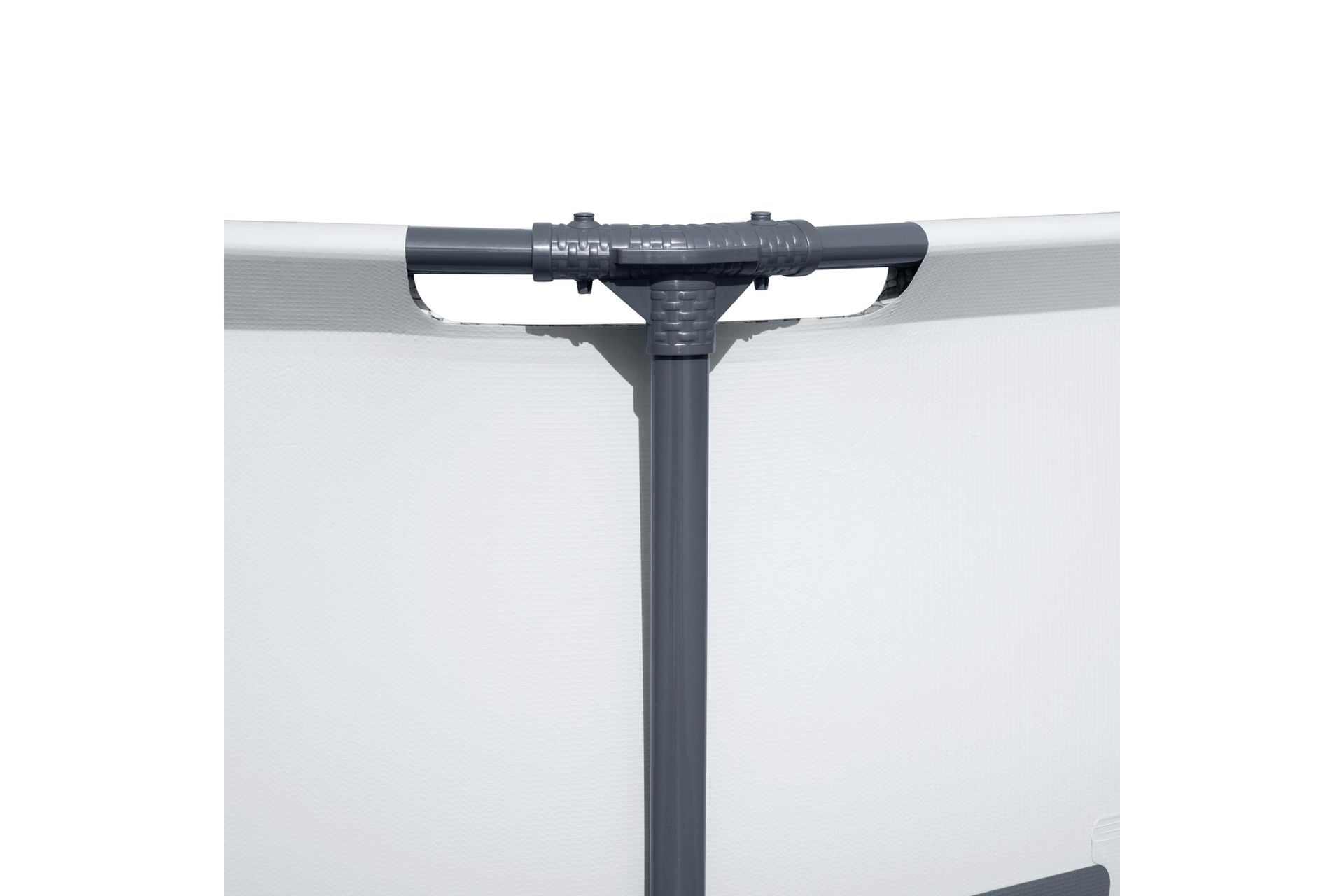 Bestway Steel Pro MAX Over bakken basseng Rundt 3,66x0,76 m Grå - Bestway - Hage - Utendørsbad - Basseng - Frittstående basseng