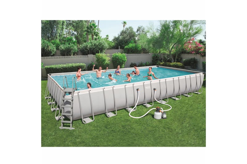 Basseng over bakken 9,6 x 4,9m | pool (56623) - Hage - Utendørsbad - Basseng - Frittstående basseng